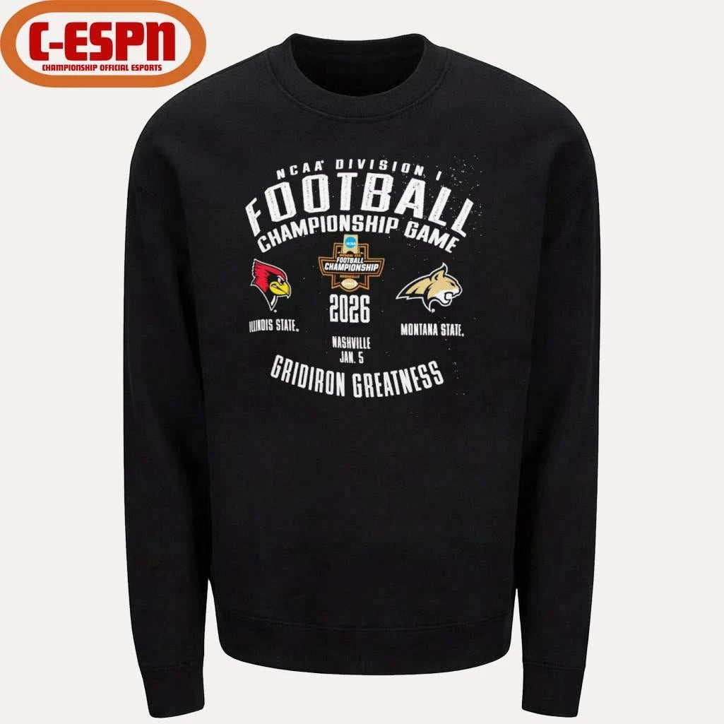 Official Illinois State Vs Montana State 2025-26 NCAA DI Football Championship Game January 5 Shirt
