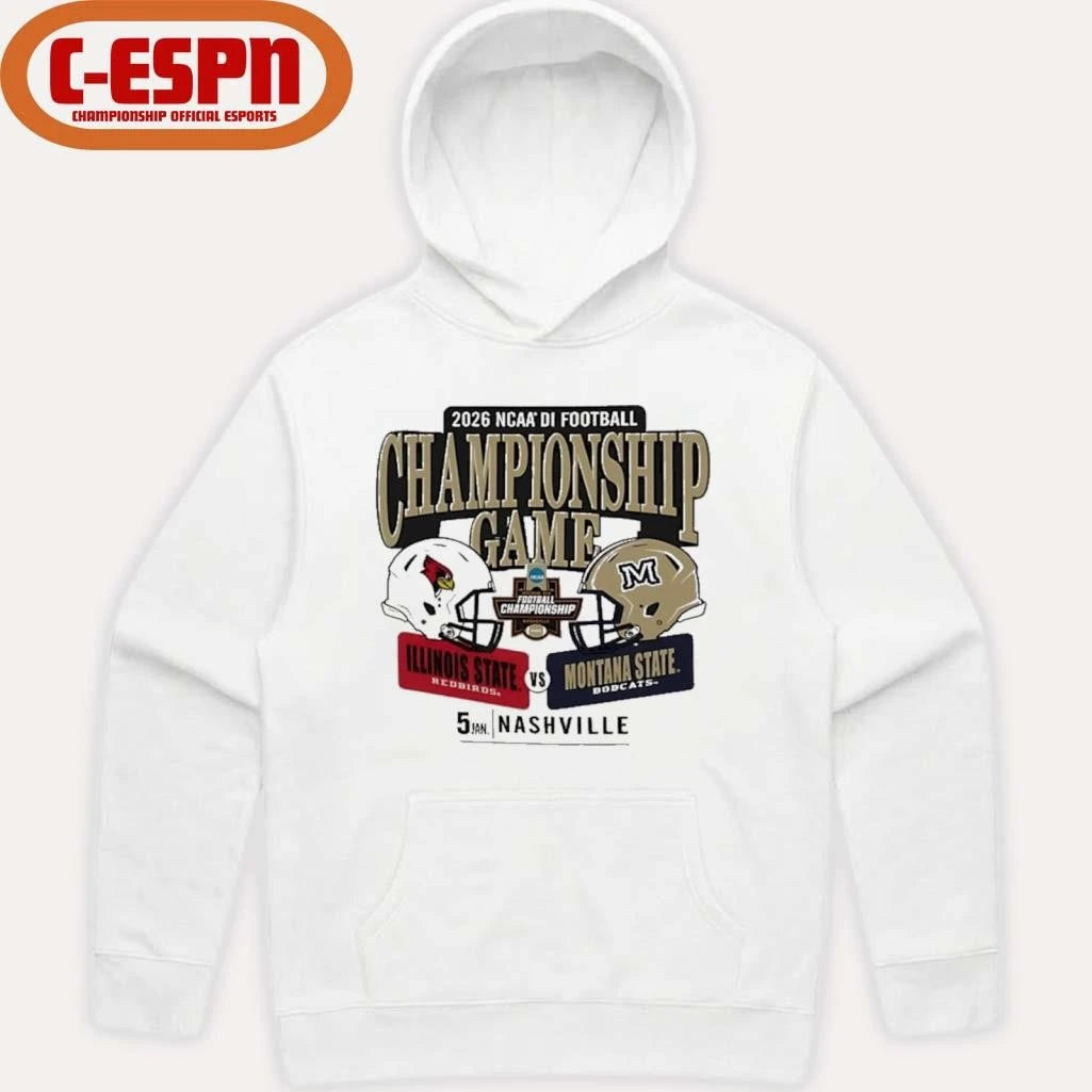 Official Illinois State Vs Montana State FCS DI Football Championship Game Shirt
