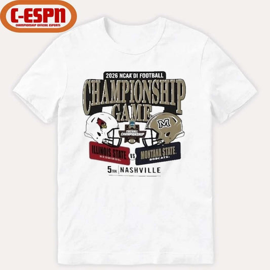 Official Illinois State vs. Montana State January 5, 2026 NCAA Division I Football Championship Game T-shirt