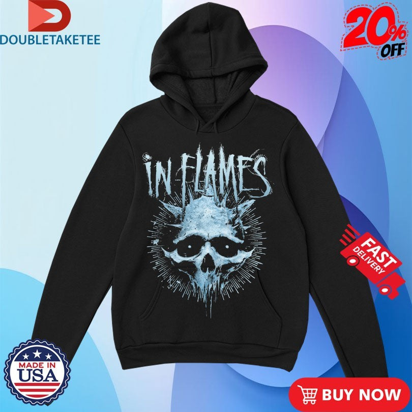 Official In Flames Frozen Jester Skull Shirts