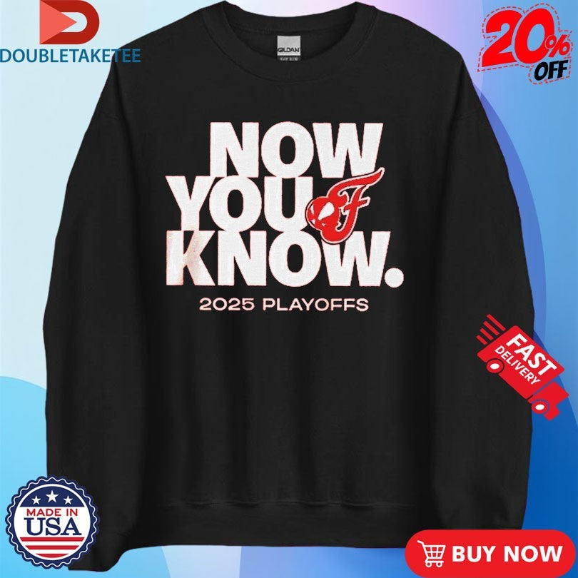 Official Indiana Fever Now You Know 2025 Playoffs Wnba Shirts