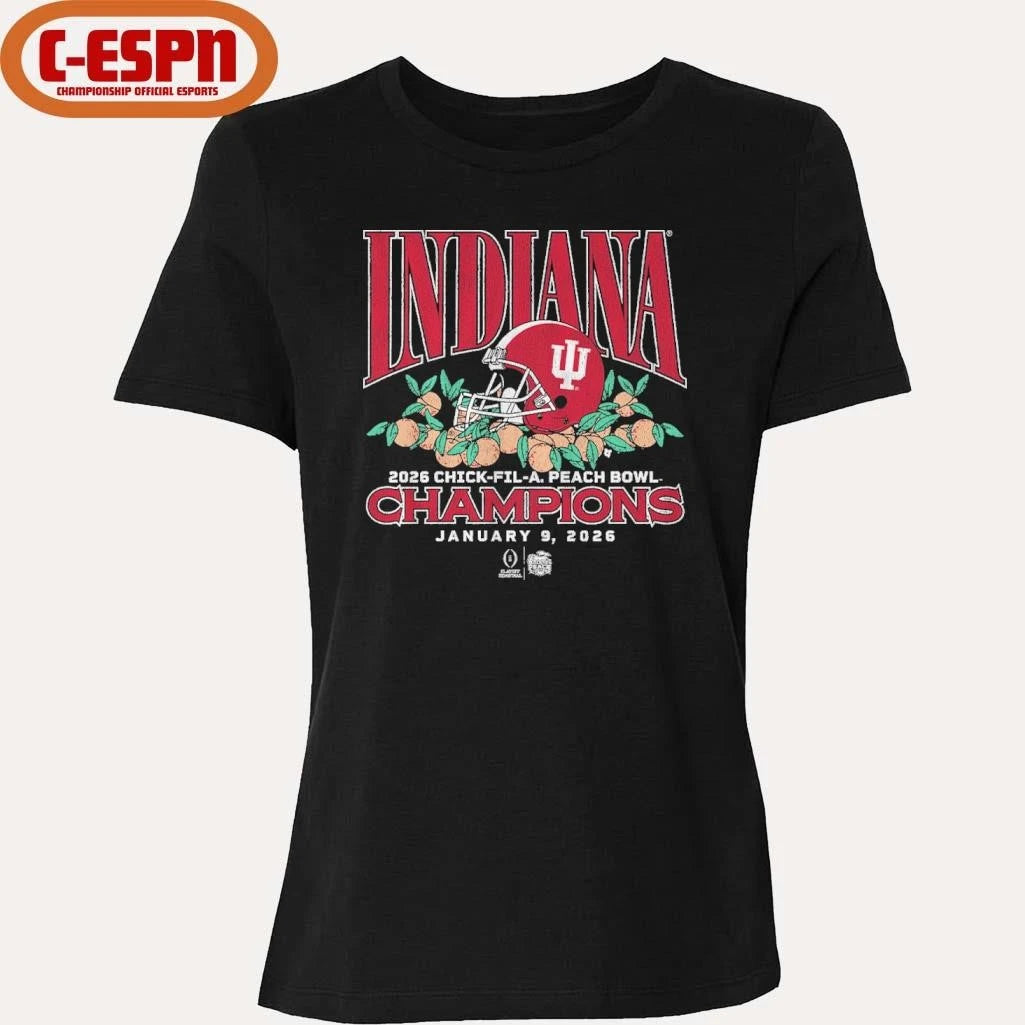 Official Indiana Football CFP Peach Bowl Champions Shirt
