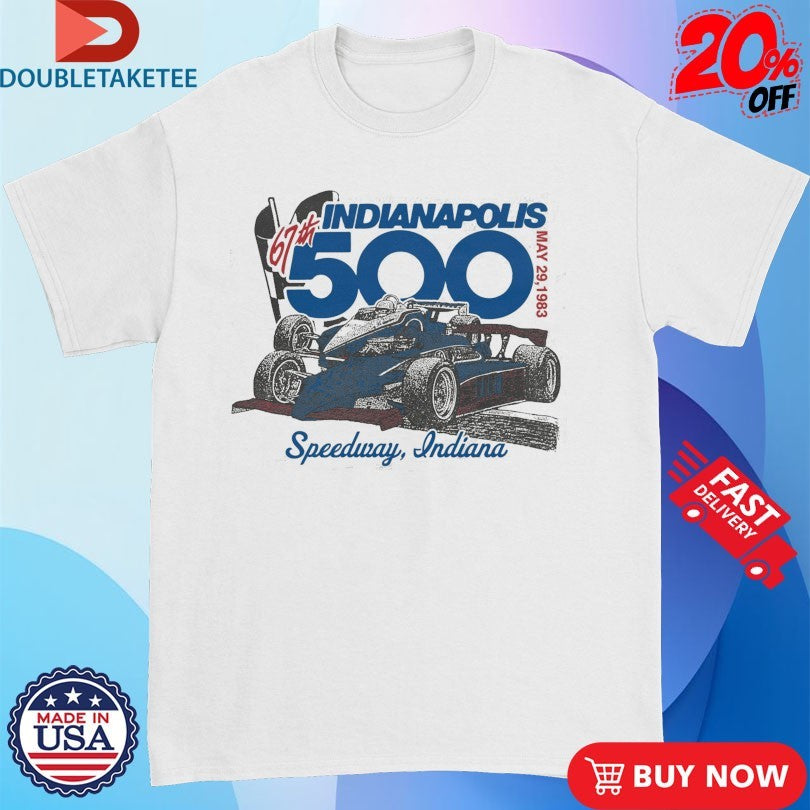 Official Indianapolis 500 Speedway Motor Speedway 67th 1983 Indy Shirts