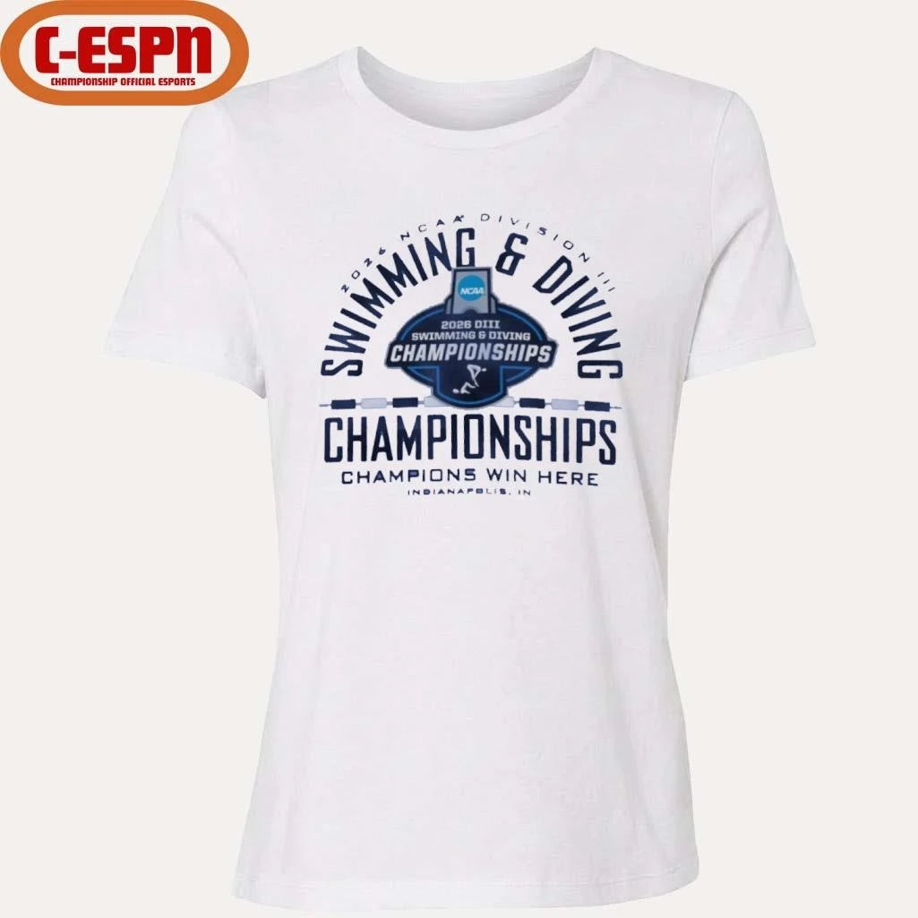 Official Indianapolis, IN 2026 NCAA DIII Swimming &amp; Diving Championships T-Shirt