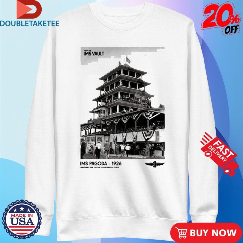 Official Indianapolis Motor Speedway From The IMS Vault Pagoda 1926 Shirts