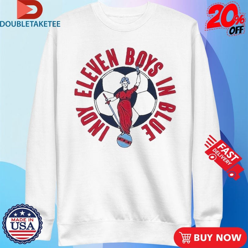 Official Indy Eleven Boys In Blue Liberty Statue Shirts