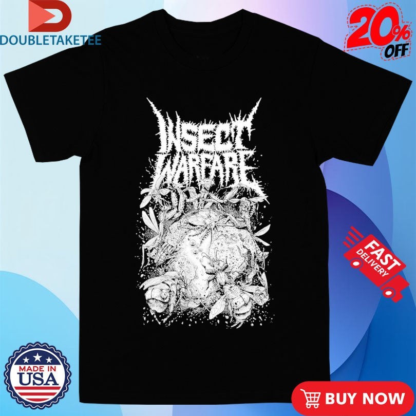 Official Insect Warfare At War With Grindcore T-Shirtss
