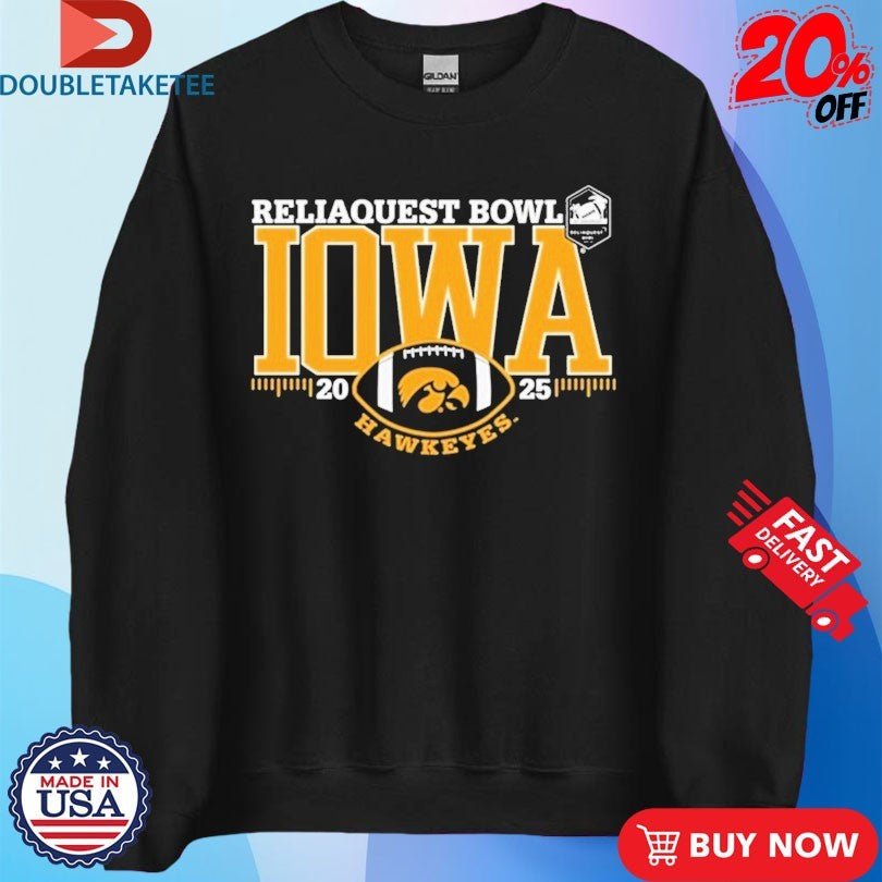 Official Iowa Hawkeyes 2025 Reliaquest Bowl Shirts