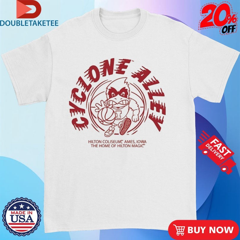 Official Iowa State Cyclones Hilton Coliseum Ames The Home Of Hilton Magic Mascot Shirts