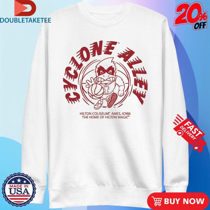 Official Iowa State Cyclones Hilton Coliseum Ames The Home Of Hilton Magic Mascot Shirts