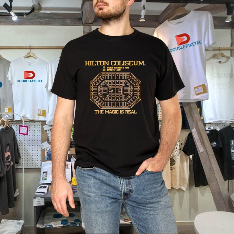 Official Iowa State Cyclones Hilton Coliseum Basketball The Magic Is Real Seating Chart Shirts
