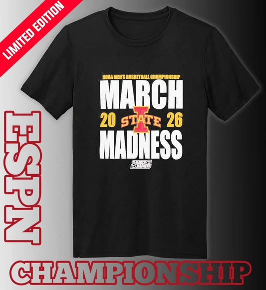 Official Iowa State Cyclones March Madness 2026 NCAA Men’s Basketball Tournament Shirt