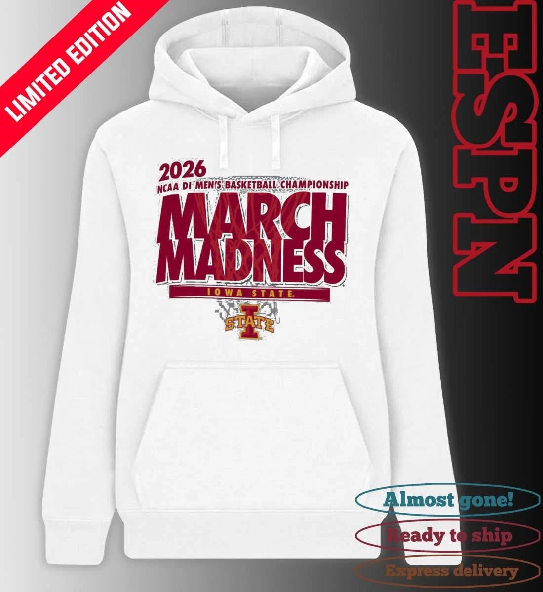 Official Iowa State Men’s Basketball Single Team NCAA March Madness Shirt