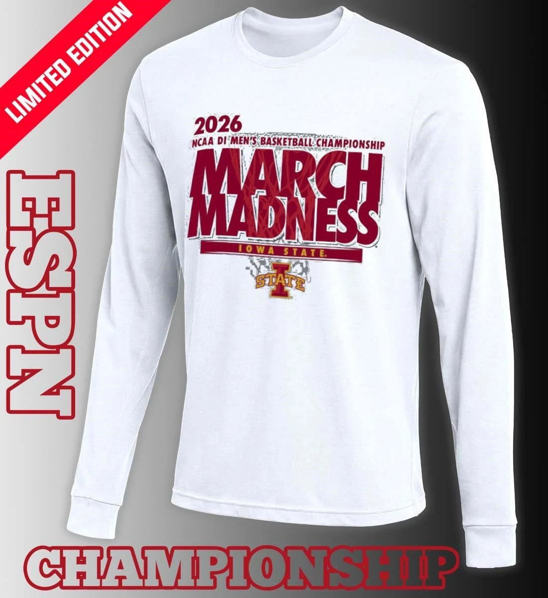 Official Iowa State Men’s Basketball Single Team NCAA March Madness Shirt