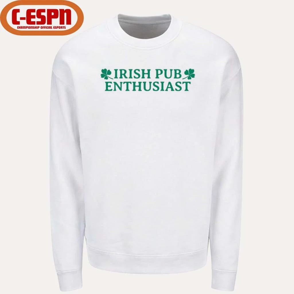 Official Irish Pub Enthusiast St Patrick’s Day Shirt