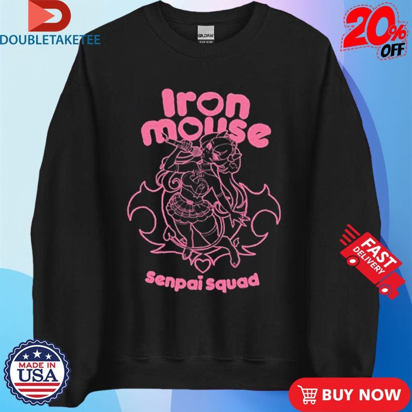 Ironmouse x Senpai Squad Shirts