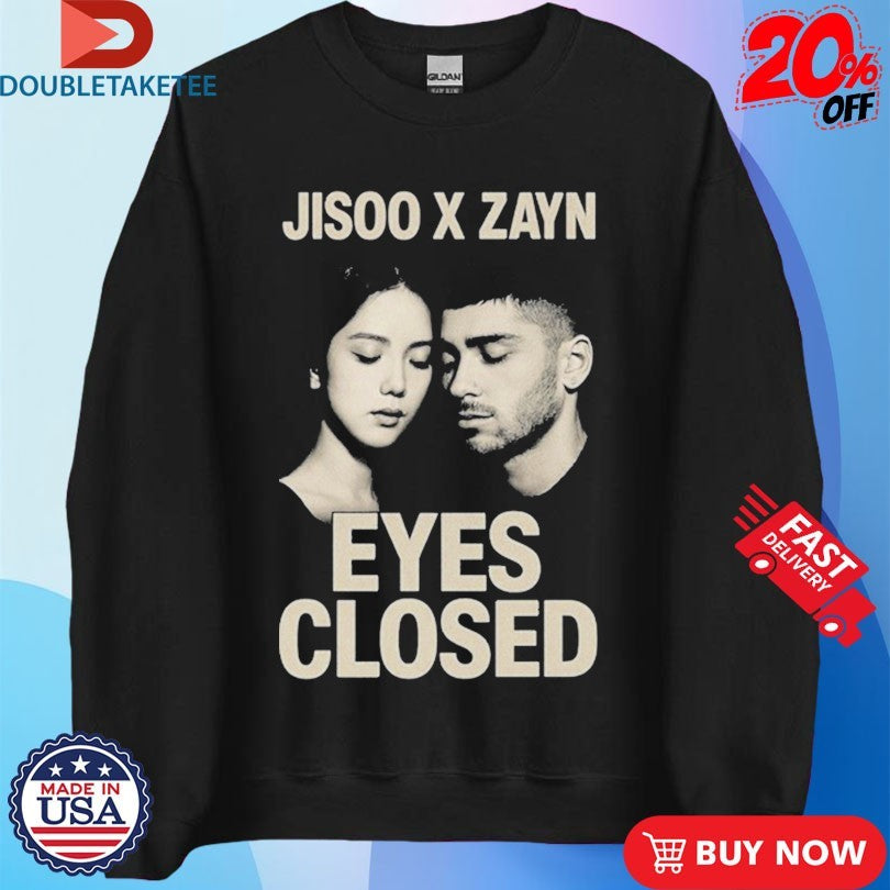 Official Isoo X Zayn Eyes Closed Photo Shirts