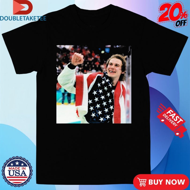 Official Jack Hughes Teeth Bloody USA Hockey Men’s Team Olympics 2026 Shirts