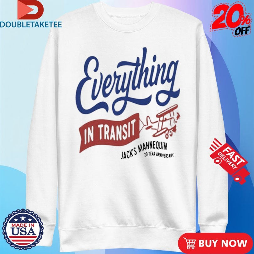 Official Jack’s Mannequin Everything In Transit 20 Year Anniversary Shirts