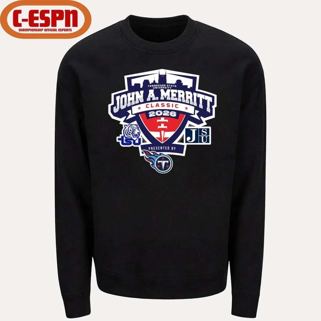 Official Jackson State Tigers vs Tennessee State Tigers 2026 John A. Merritt Classic Shirt