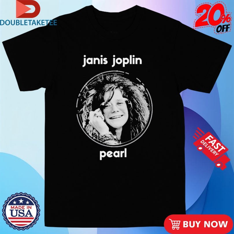 Official Janis Joplin Pearl Album Photo Shirts