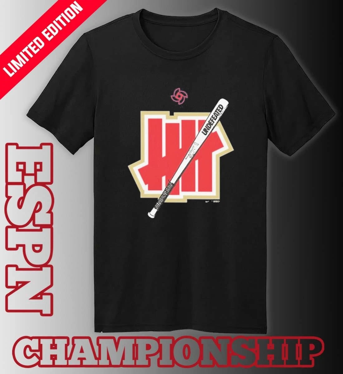 Official Japan Baseball 2026 World Baseball Classic Undefeated Logo Shirt