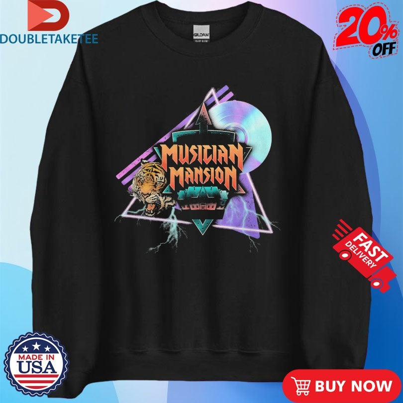 Official Jared Dines Musician Mansion Tiger Shirts
