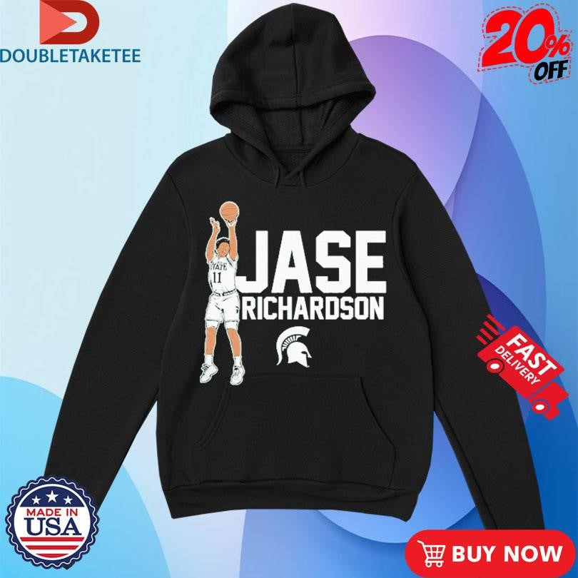Official Jase Richardson Michigan State Spartans Basketball Shirts