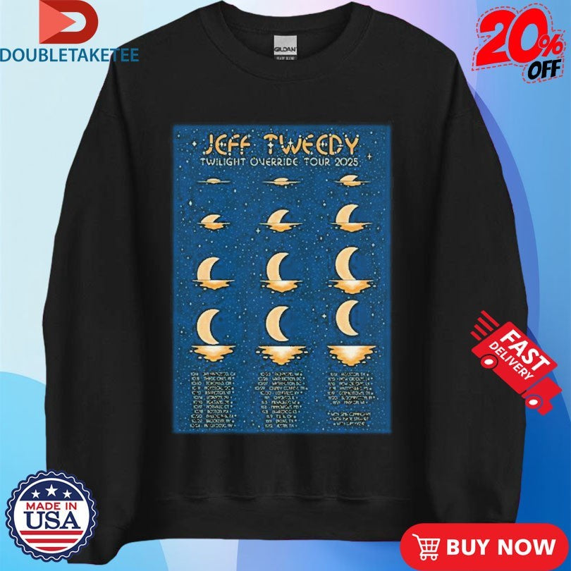 Official Jeff Tweedy The Twilight Override Tour 2025 Shirts