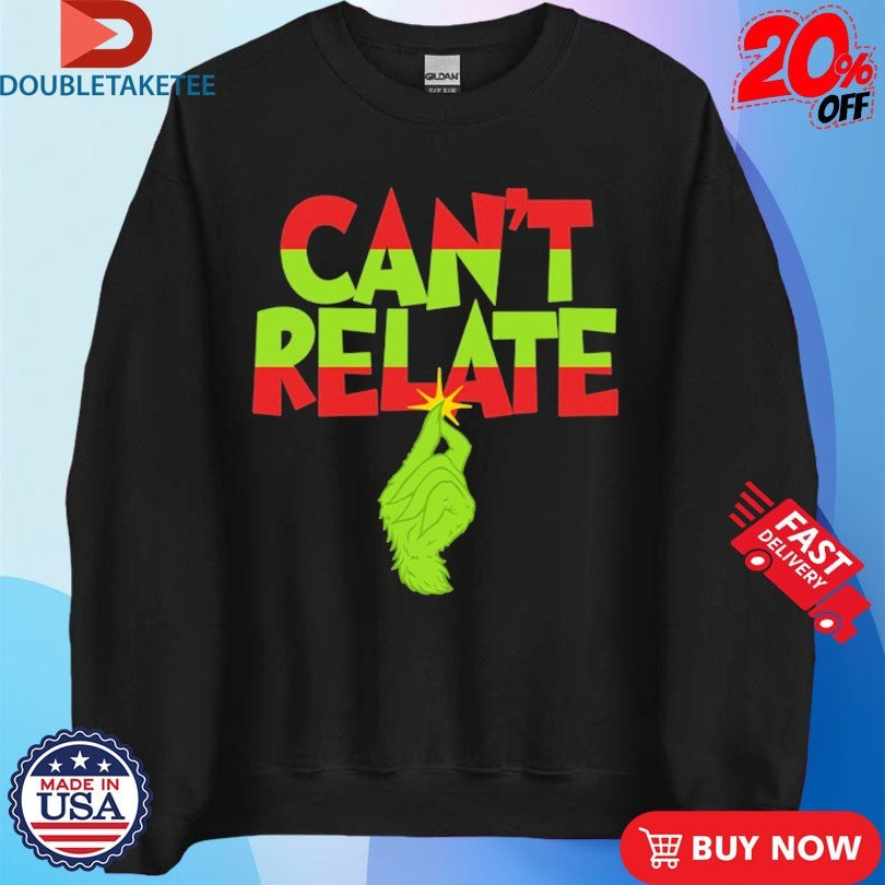 Official Jeffree Star Cosmetics Can’t Relate The Grinch Shirts
