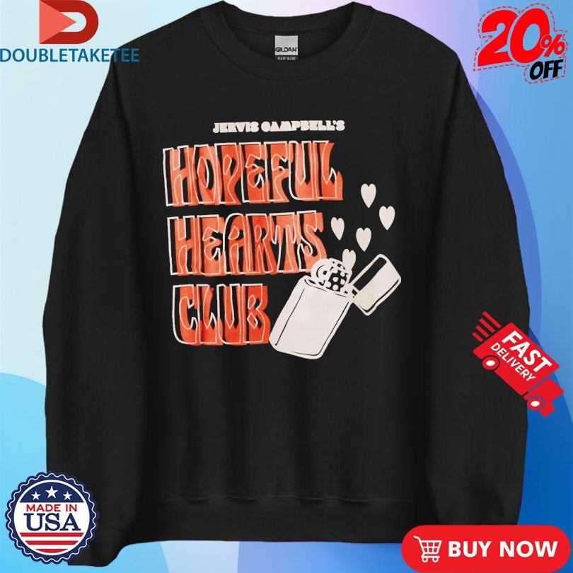 Official Jervis Campbell Hopeful Hearts Club Lighter Hearts Shirts