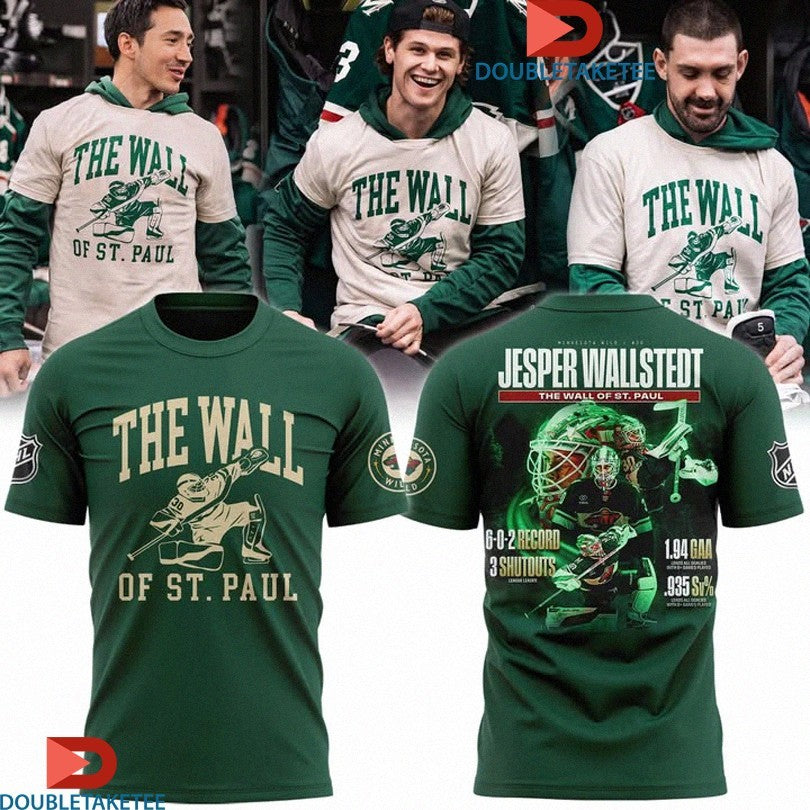 Official Jesper Wallstedt The Wall Of St. Paul Shirts
