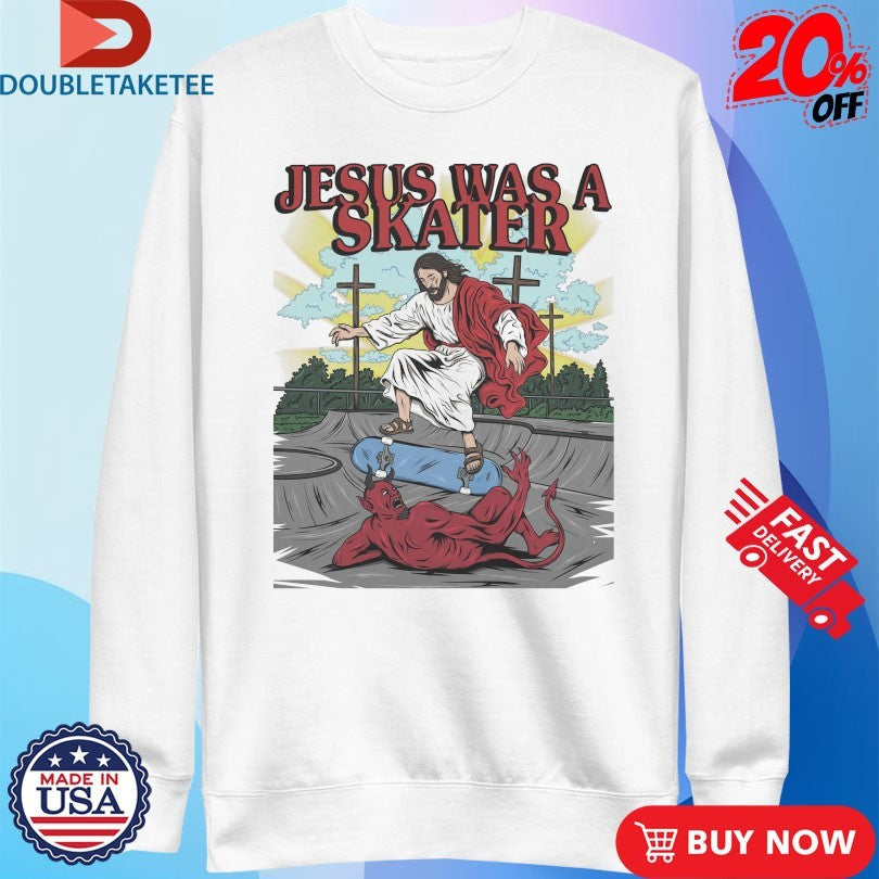 Official Jesus Was A Skater Devil Shirts