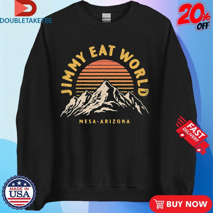Official Jimmy Eat World Mesa Arizona Four Peaks Mountains Shirts