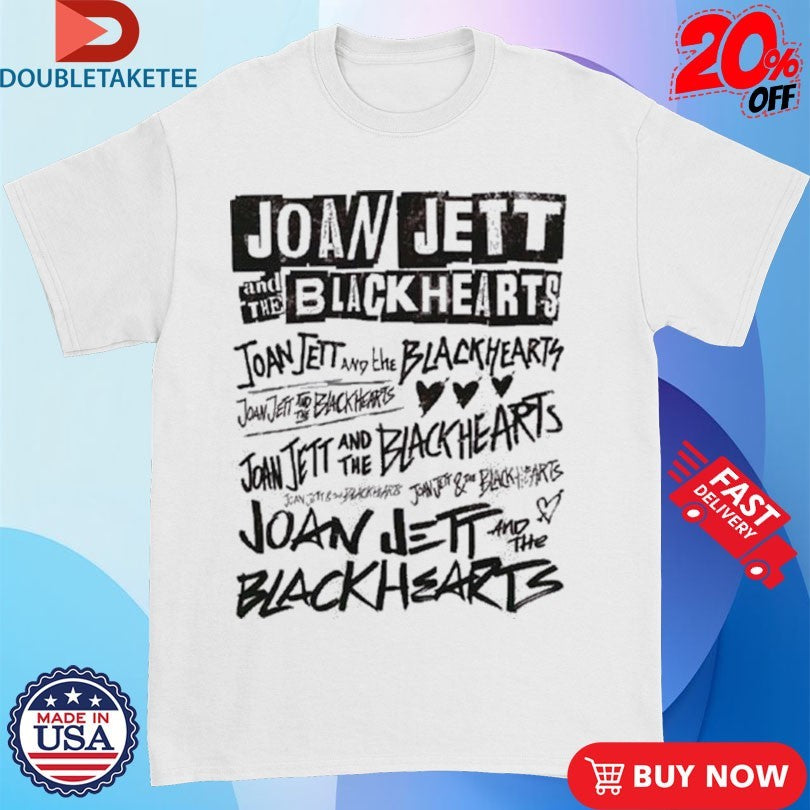 Official Joan Jett And The Black Hearts Punk Names Shirts