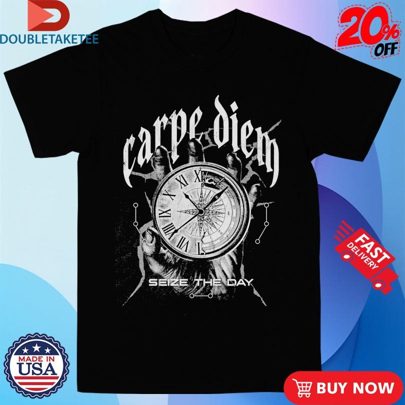 Official Joe Bartolozzi Carpe Diem Seize The Day Clock Shirts