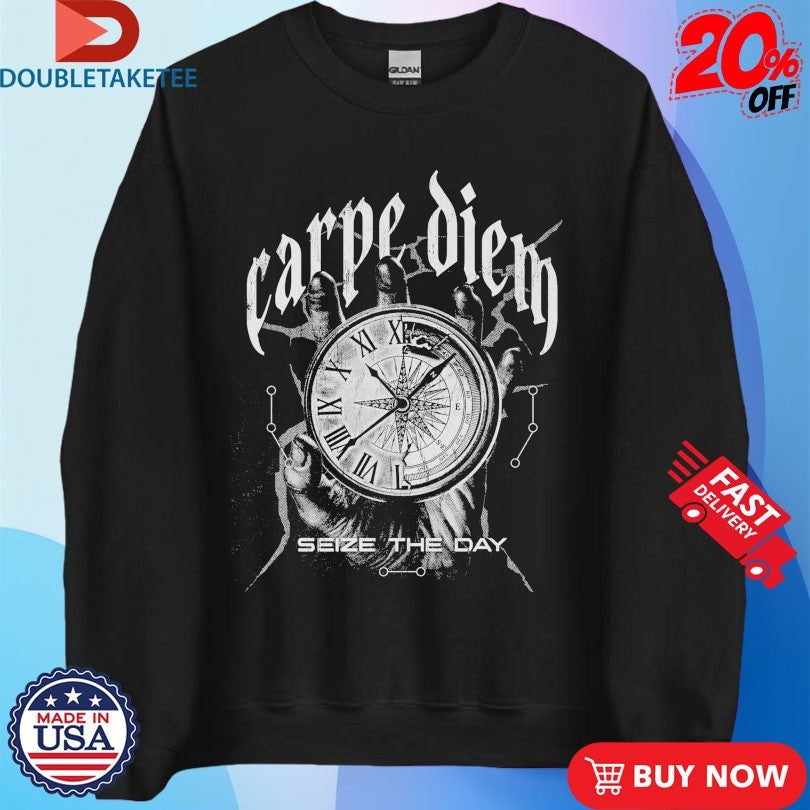 Official Joe Bartolozzi Carpe Diem Seize The Day Clock Shirts