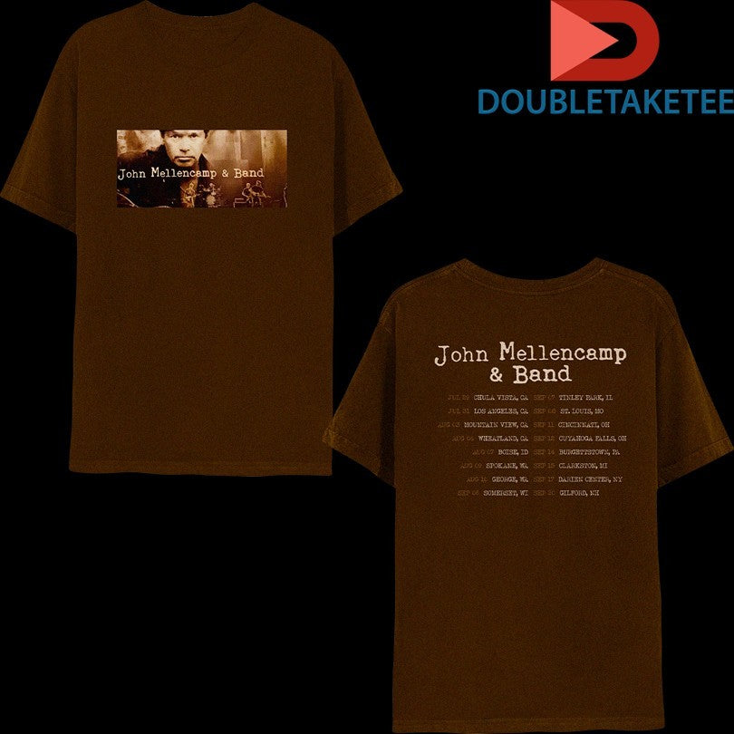 Official John Mellencamp And Band Outlaw Tour 2024 Dates Shirts