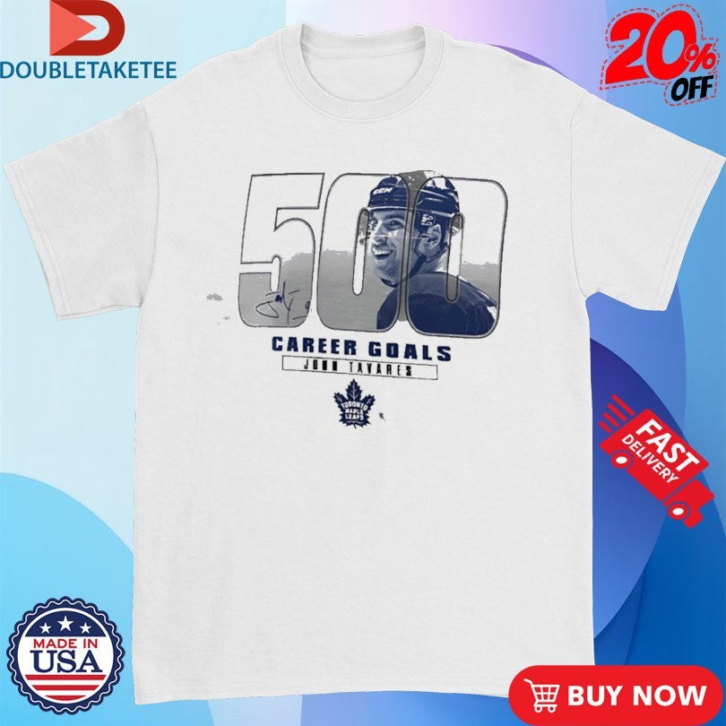 Official John Tavares 500 Legacy Milestone Toronto Maple Leafs Shirts