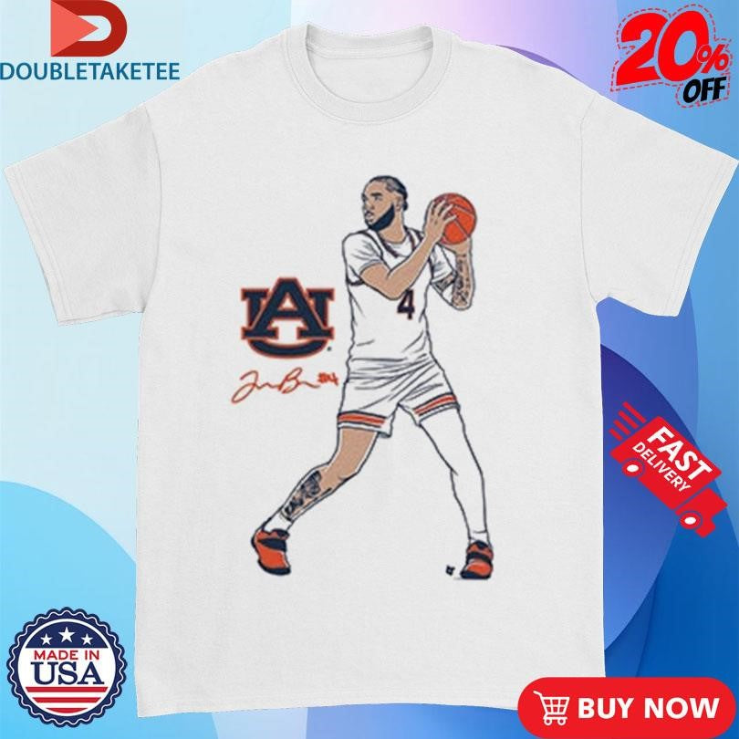 Official Johni Broome Superstar Pose Auburn Tigers Shirts