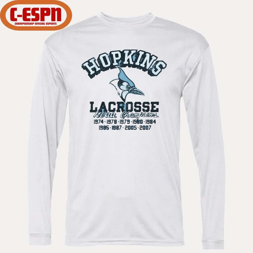 Official Johns Hopkins Bluejays Vintage Lacrosse Champions Shirt
