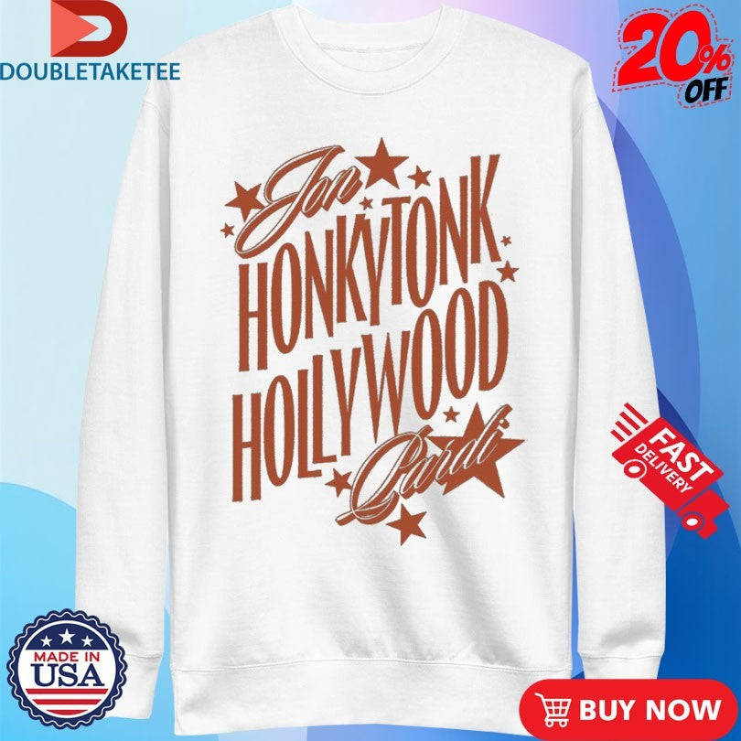 Official Jon Pardi Honkytonk Hollywood Stars Shirts
