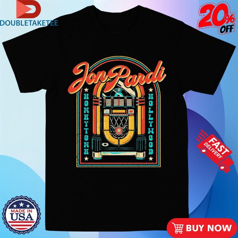 Official Jon Pardi Honkytonk Hollywood Tour 2025 Shirts