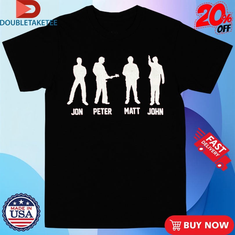 Official Jon Peter Matt John The Mountain Goats 2024 Tour Shirts