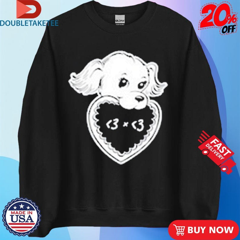 Official Jonas Brothers Joe Jonas 3 X 3 Dog Heart Shirts
