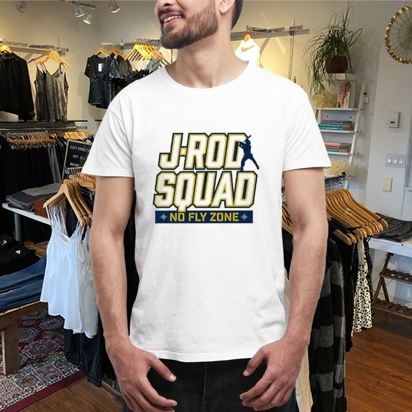 Official Julio Rodriguez J-Rod Squad No Fly Zone Seattle Mariners Shirts