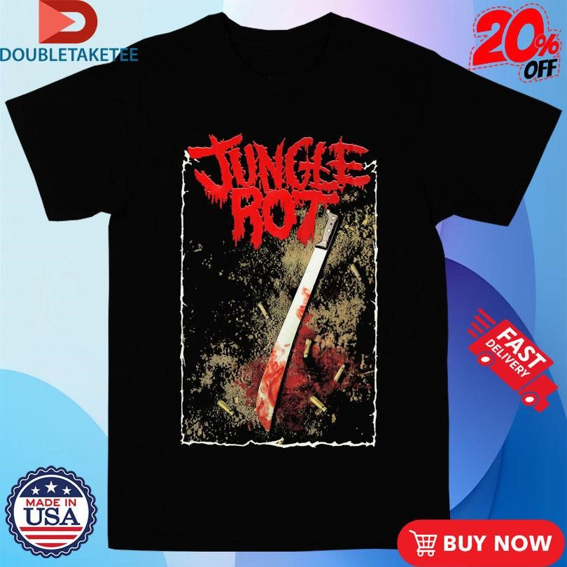 Official Jungle Rot A Call To Arms Machete Shirts