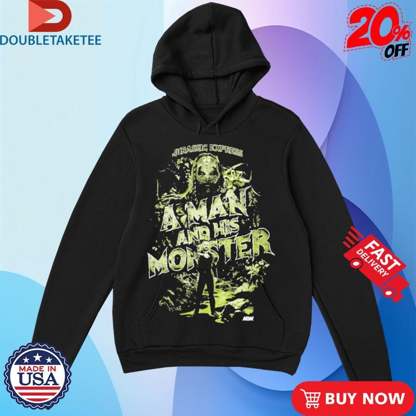 Official Jurassic Express A Man And His Monster AEW Shirts