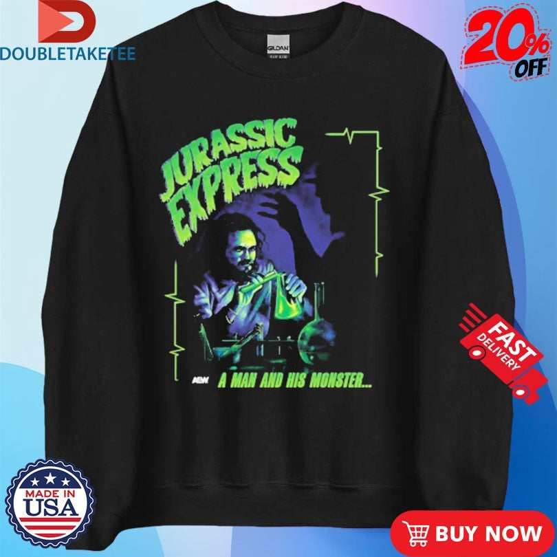 Official Jurassic Express A Man And His Monster It’s Alive! Shirts