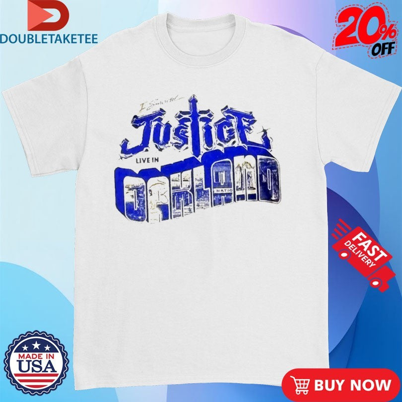 Official Justice I Survived Live In Oakland 2025 Sword Shirts